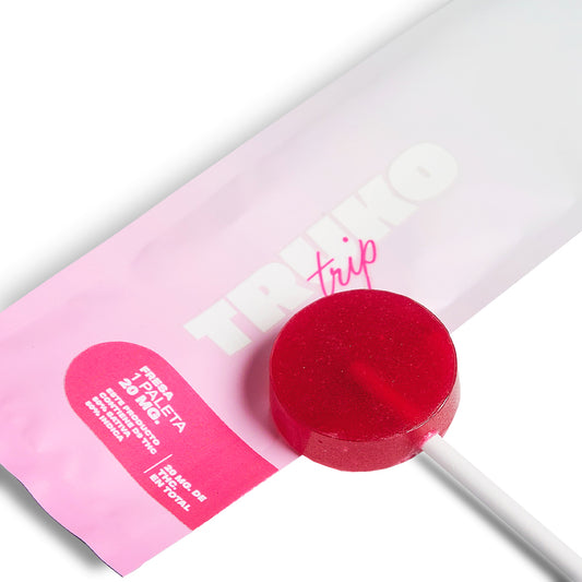 Paleta de caramelo Fresa