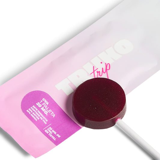 Paleta de caramelo Uva